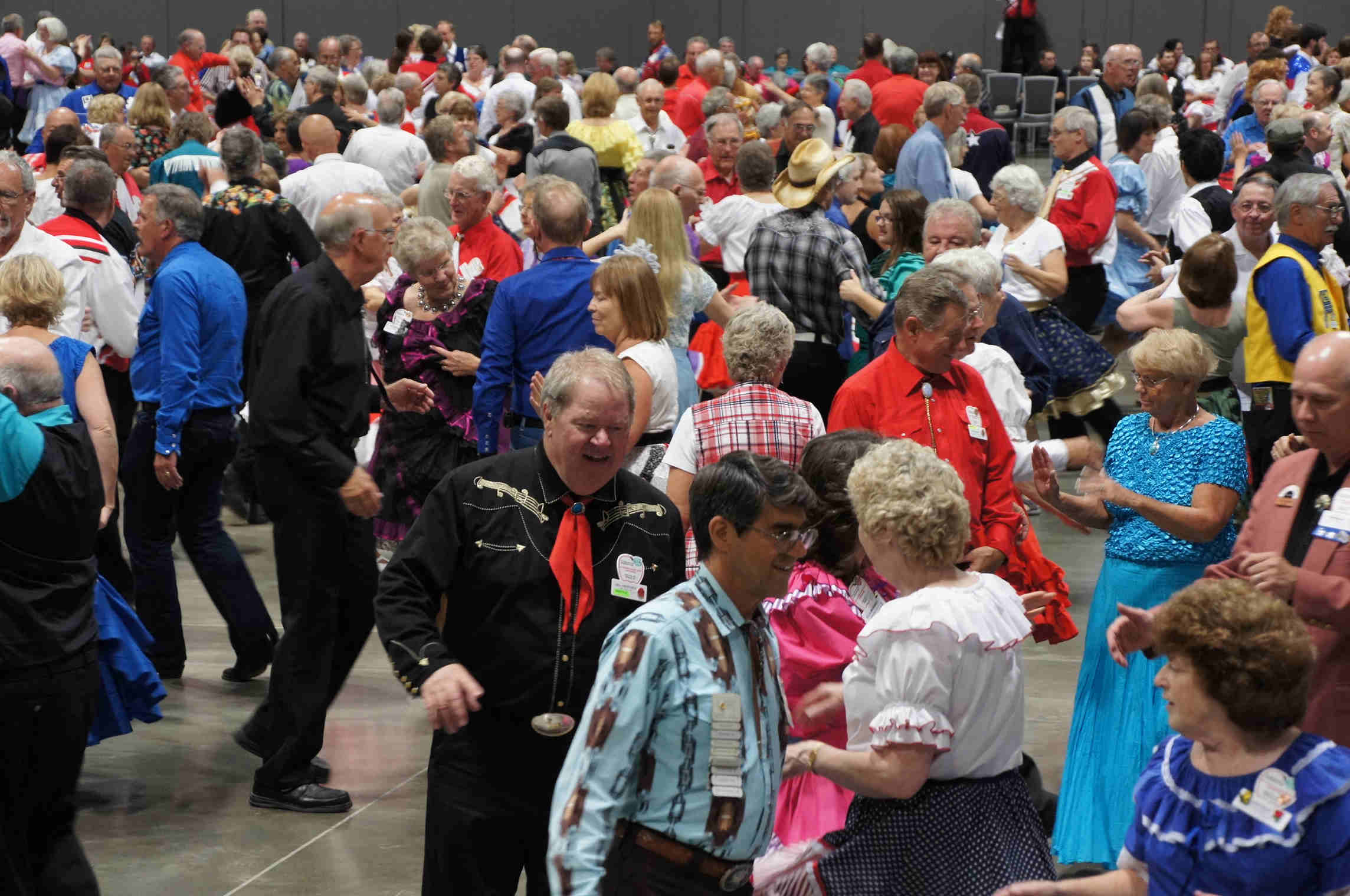 Sea of Square Dancers at a U.S. Convention