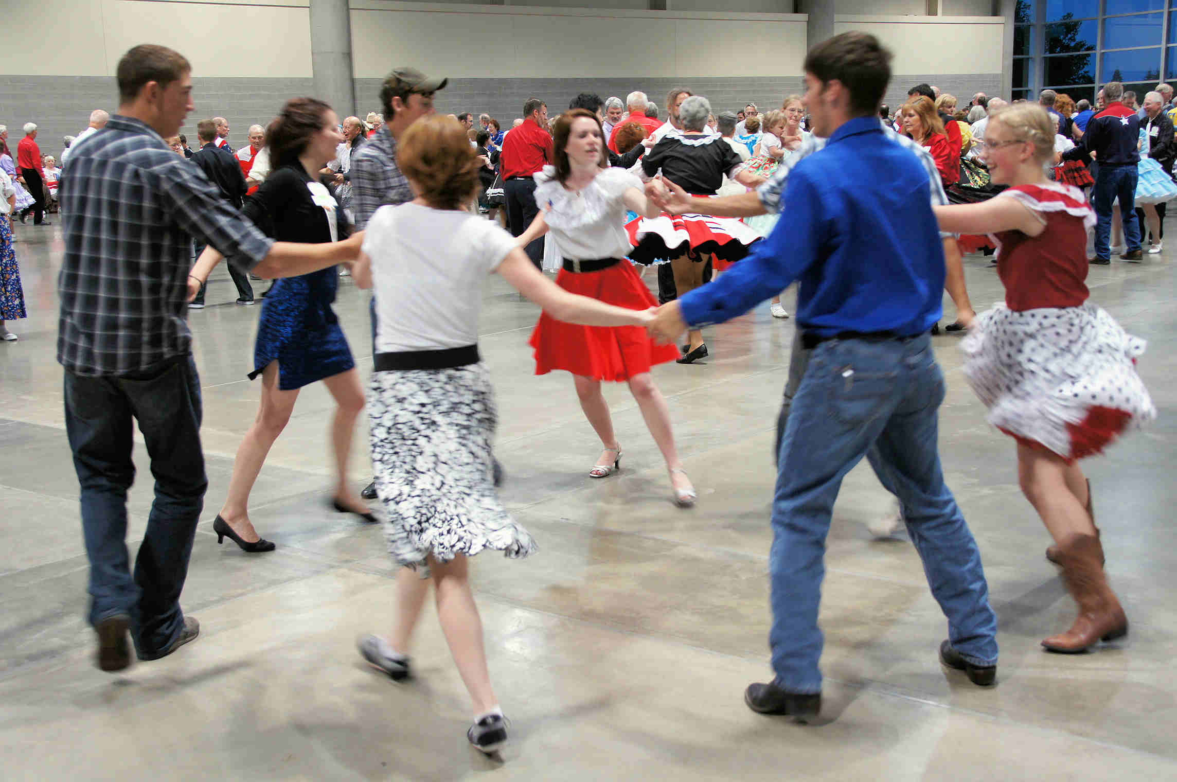 Teenaged Square Dancers